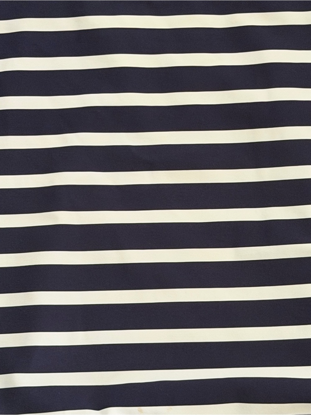 Lands’ End | Navy White Stripe One Piece Swimsuit - Size Medium - Picture 3 of 5